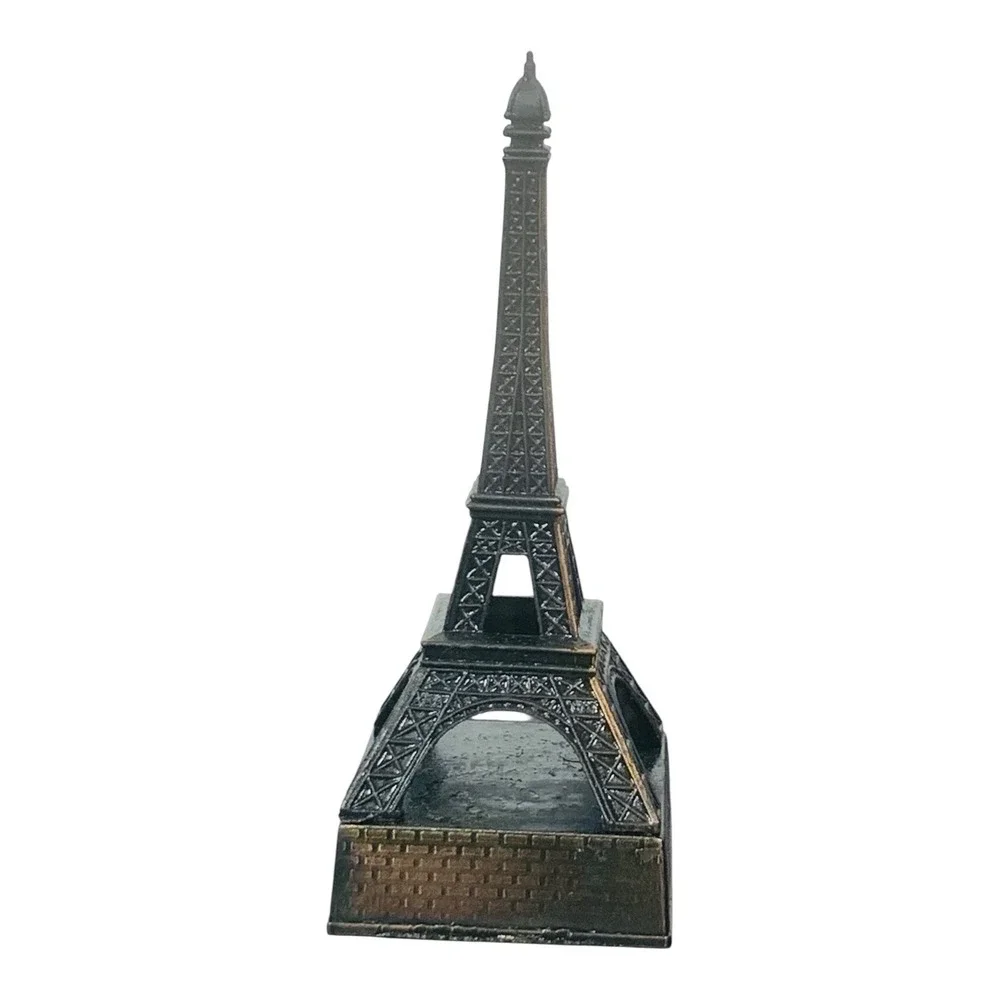 Eiffel Tower Paris France Metal Pencil Sharpener Die Cast Vintage